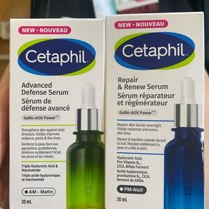 BOTH day and night cetaphil serums